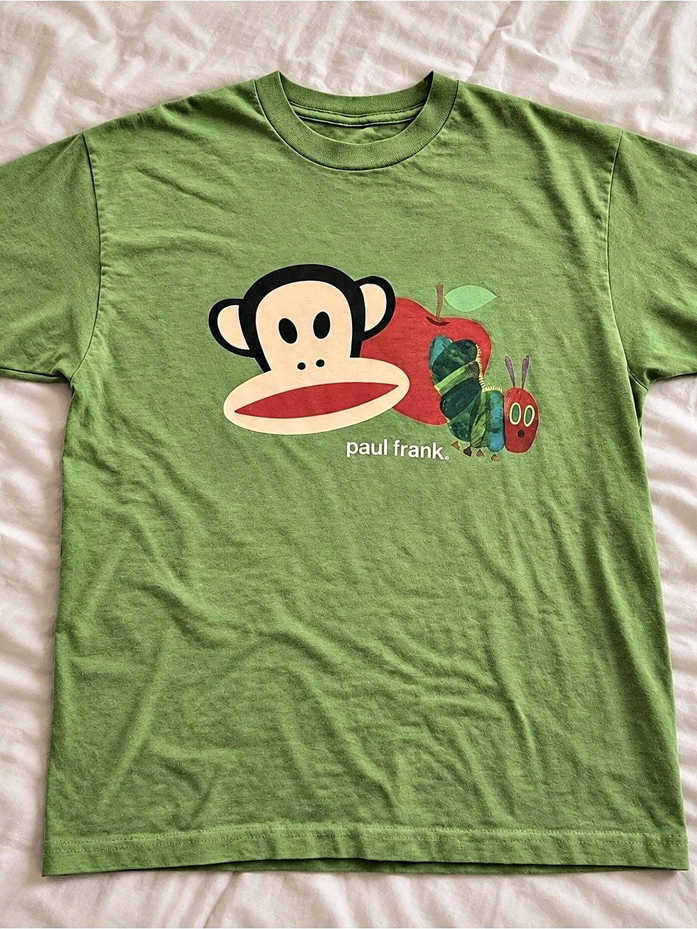 Paul Frank The Caterpillar Crossover Graphic Tee – Kiwi Green (Gildan Reprint)